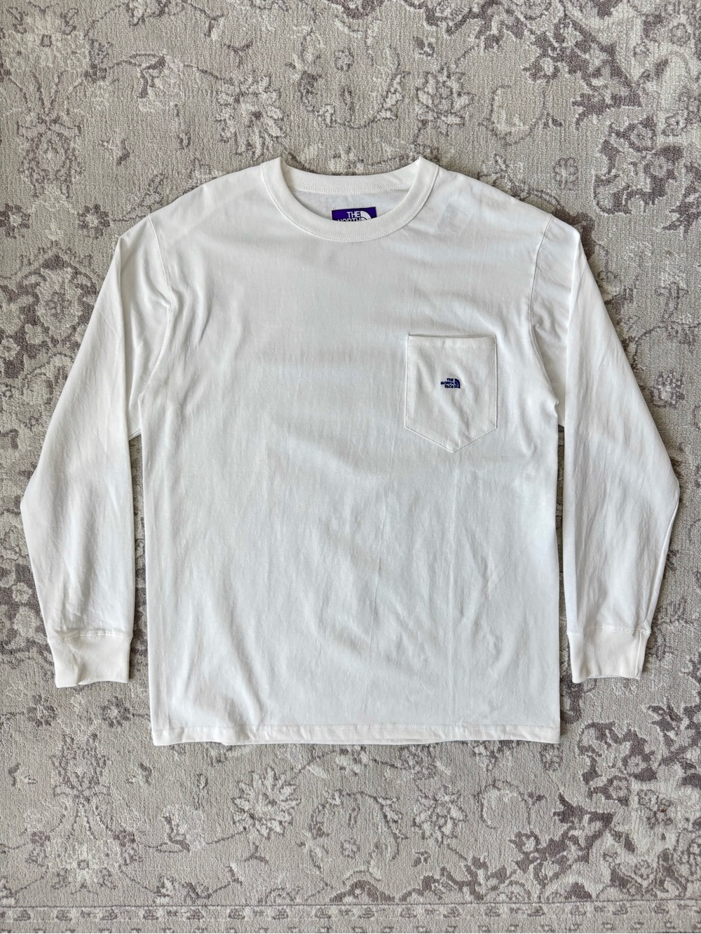 The North Face Purple Label Made in Japan 7oz 100% Cotton Long Sleeve Pocket Tee